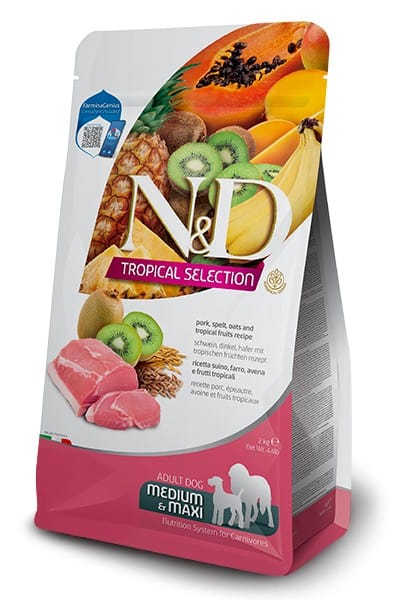 FARMINA N&D Tropical Selection Porc Chien Adult Med/Max