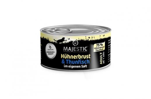 MAJESTIC Chat Poulet Thon 100g