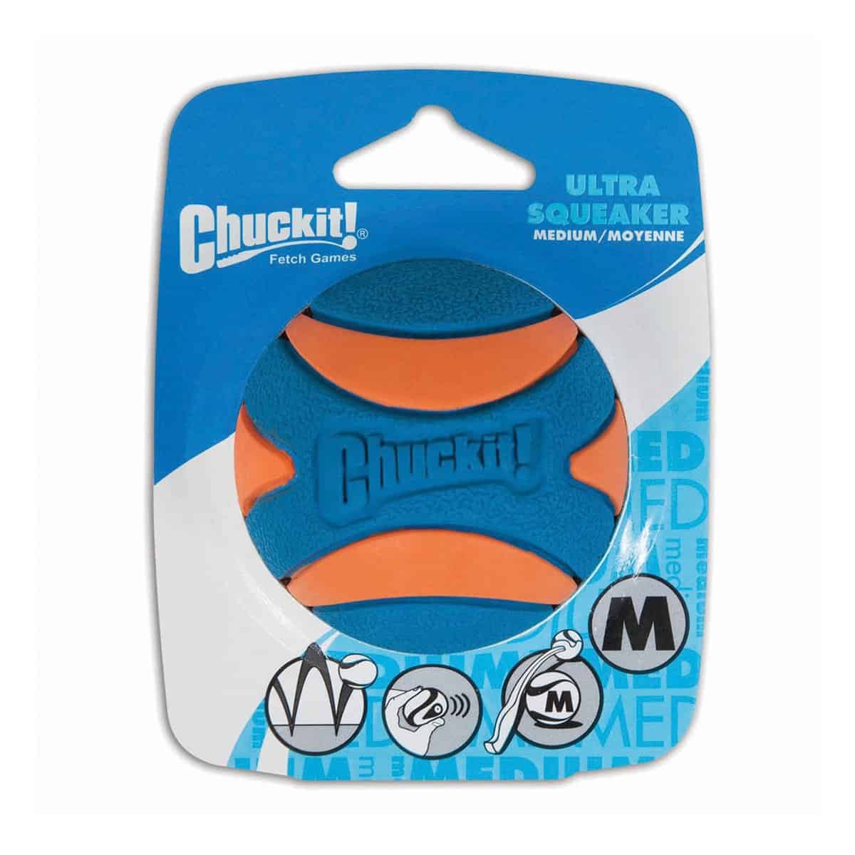 CHUCKIT Balle Ultra Squeaker