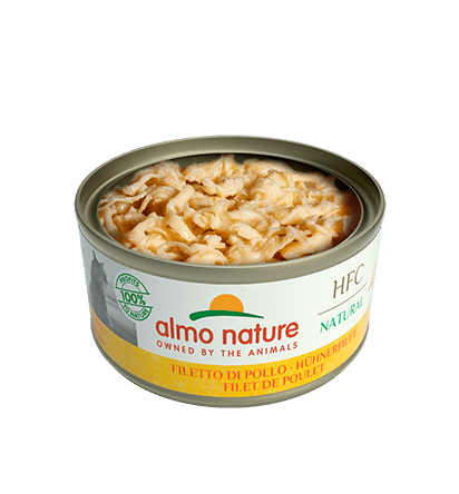 ALMO NATURE Boîte HFC Natural Filet de Poulet 70g