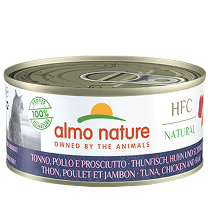 ALMO NATURE HFC Gelée Thon Poulet Jambon 150g