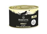 MAJESTIC Chat Poulet Boeuf 200g