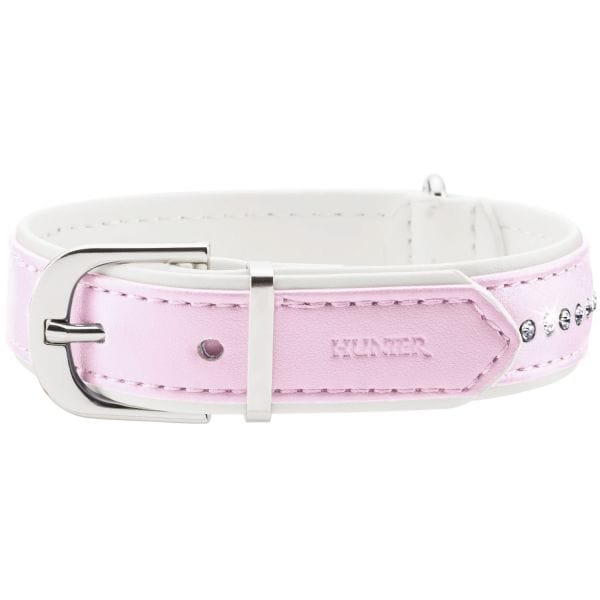 HUNTER Collier Modern Art Luxury Rose/Blanc