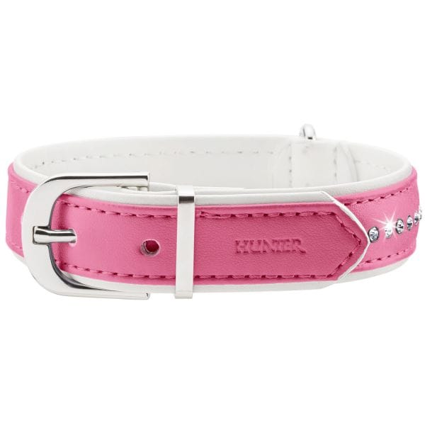 HUNTER Collier Modern Art Luxury Rose/Blanc