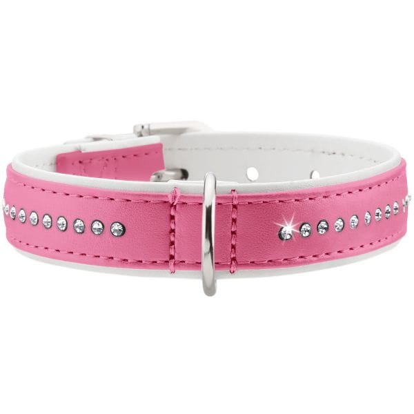 HUNTER Collier Modern Art Luxury Rose/Blanc