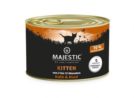 MAJESTIC Chaton Boeuf Veau 200g