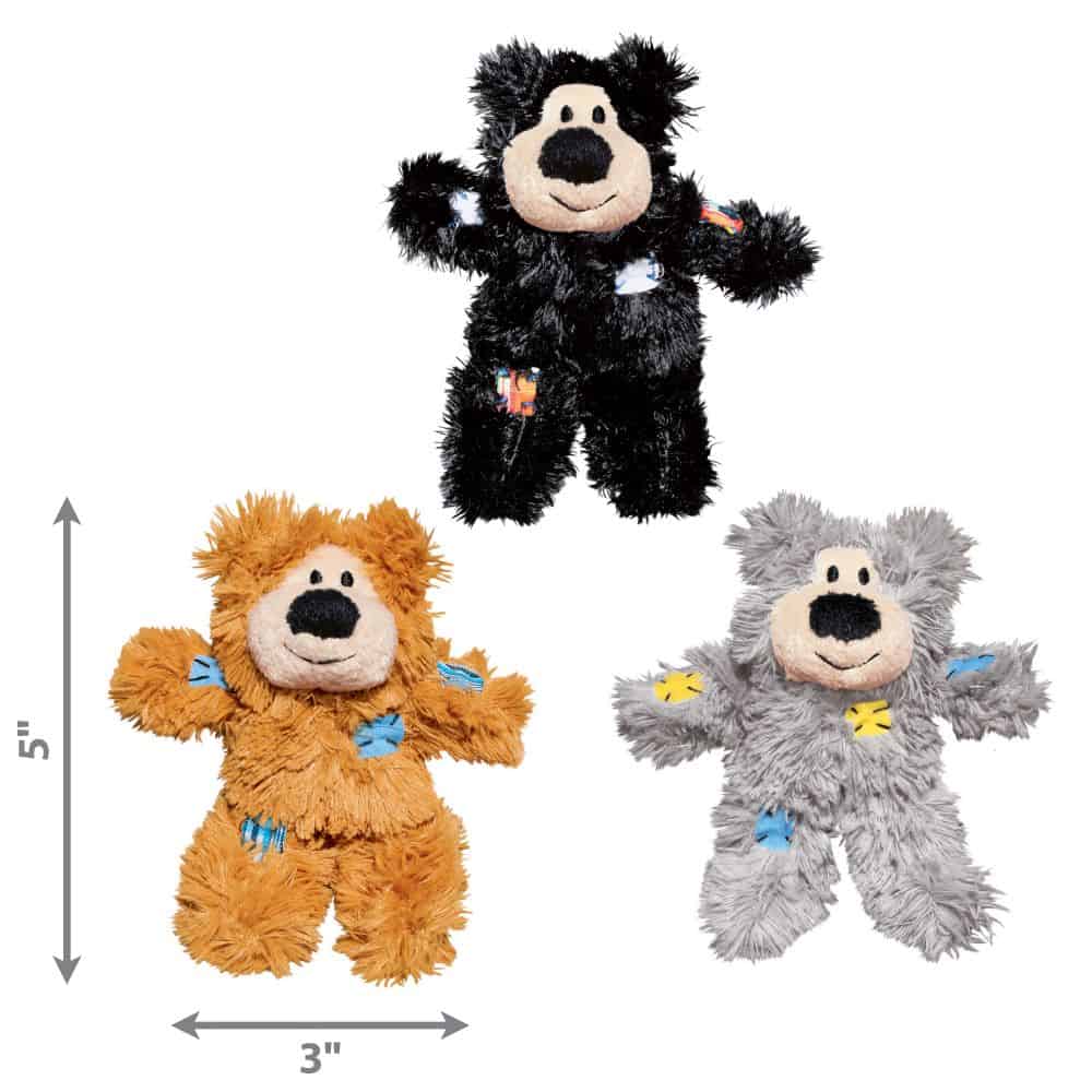 KONG Softies Patchwork Bear with Catnip