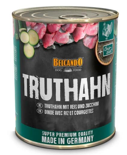 BELCANDO Super Premium Dinde avec Riz et Courgette 400g ou 800g