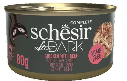 SCHESIR Boîte After Dark Filet en Bouillon Poulet Bœuf