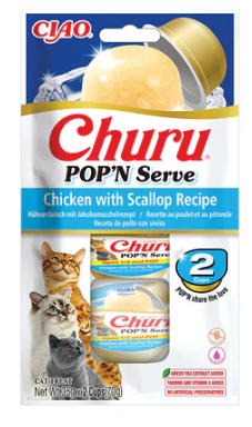 Churu Pop'N Serve Poulet Pétoncle