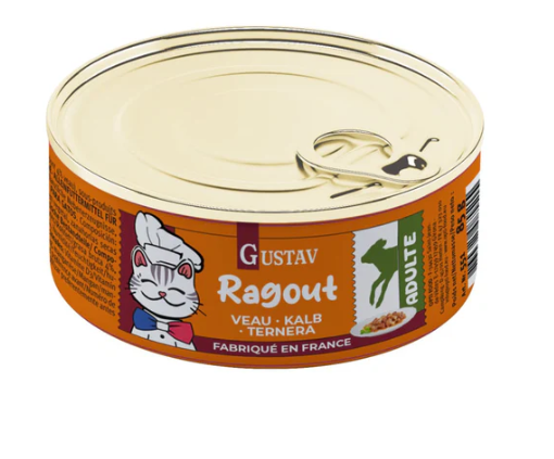 Gustav Ragoût Chat Veau 85g
