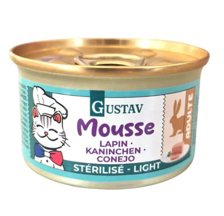 Gustav Mousse Sterilised Lapin 85g
