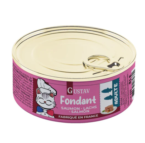 Gustav Fondant Chat Saumon 85g