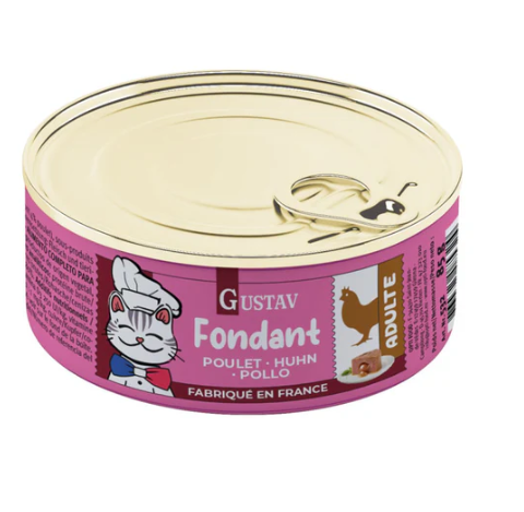 Gustav Fondant Chat Poulet 85g