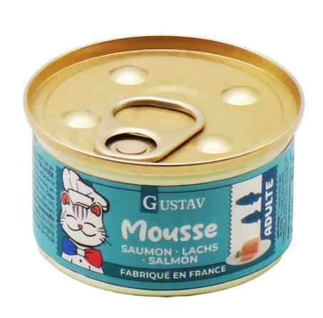 Gustav Mousse Chat Saumon 85g
