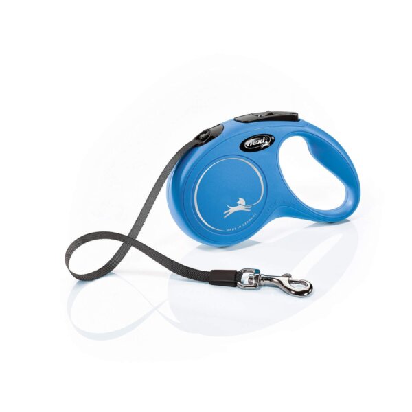 FLEXI Laisse New Classic Sangle Bleu