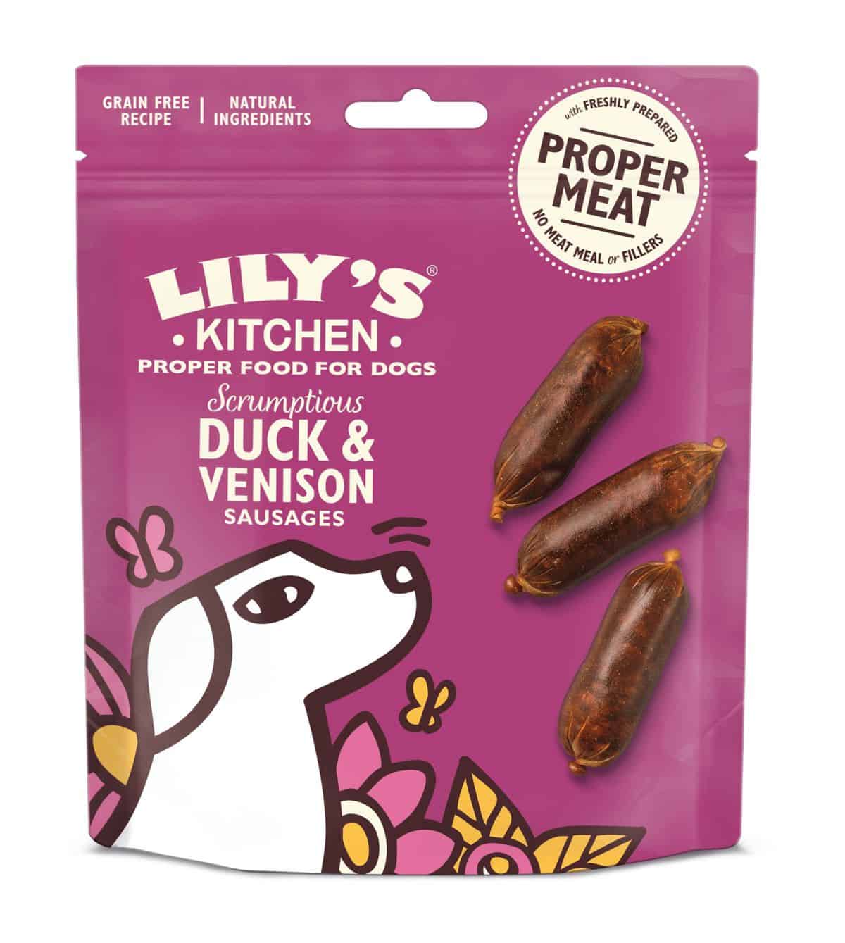 LILY'S KITCHEN Sausages Scrumptious Duck & Venison