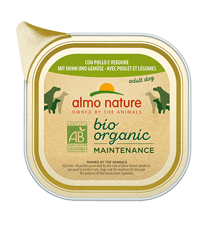 Organic Chien Poulet Légumes