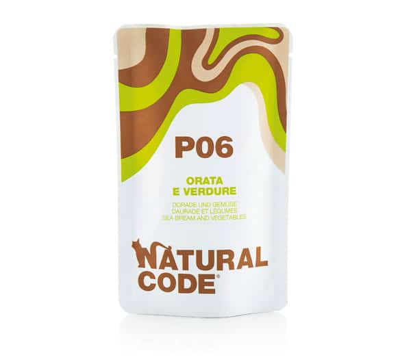 NATURAL CODE POUCH 06 Daurade & Légumes 70g