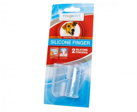 BOGADENT Doigt en Silicone pour chien