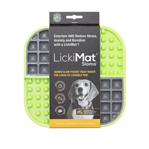 LICKIMAT LickiMat Slomo Gamelle pour Chien Vert