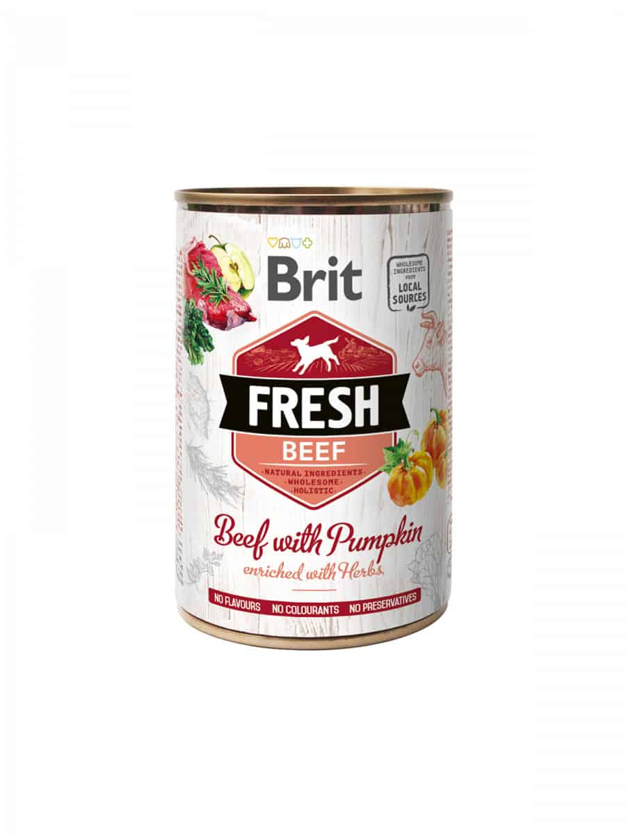 Brit Fresh Dog - Bœuf à la citrouille 400g