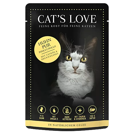 CAT'S LOVE Adulte Poulet Pur 85g