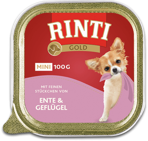 RINTI Gold Mini Canard Volaille 100g