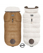 MILK & PEPPER Kieran Doudoune Réversible Fourrure Camel/Beige