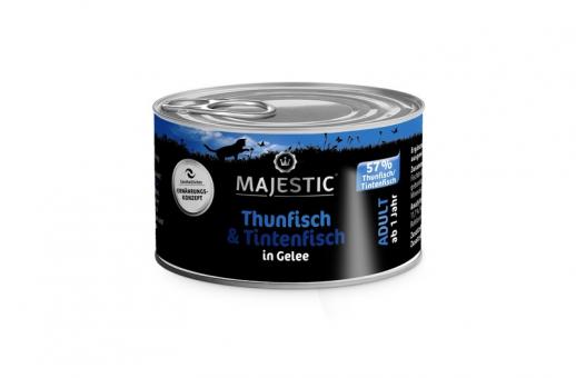MAJESTIC Chat Thon Calamars 100g