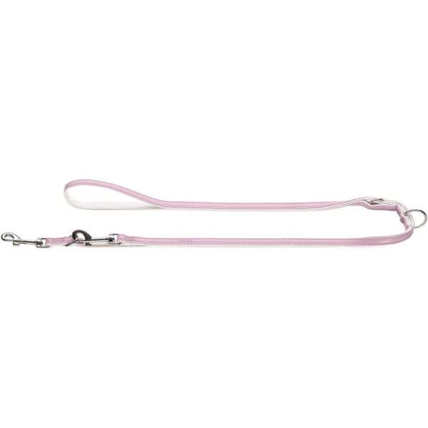 HUNTER Laisse Réglable Modern Art Rose/Blanc