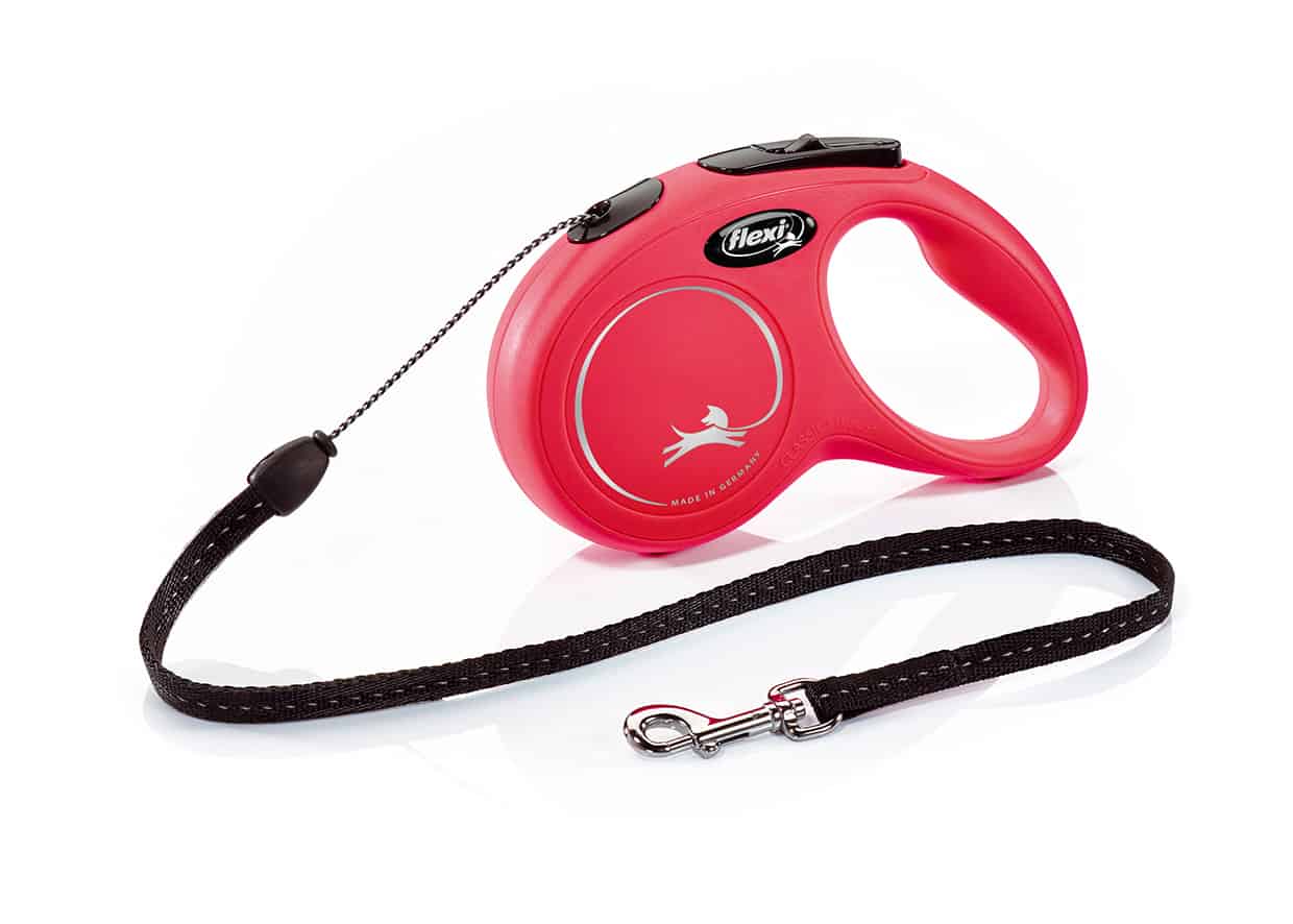 FLEXI Laisse New Classic Cordon Rouge