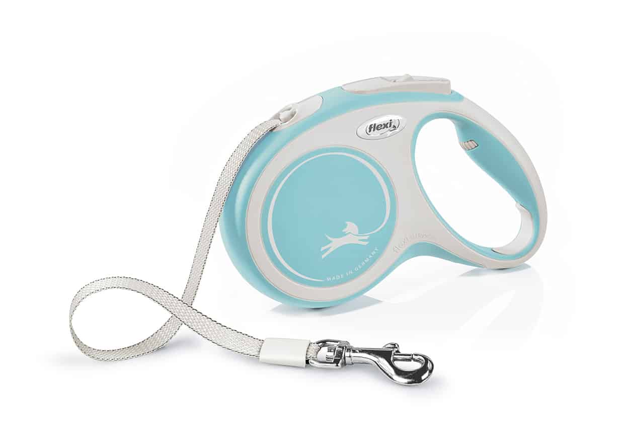FLEXI Laisse New Comfort Sangle Bleu clair
