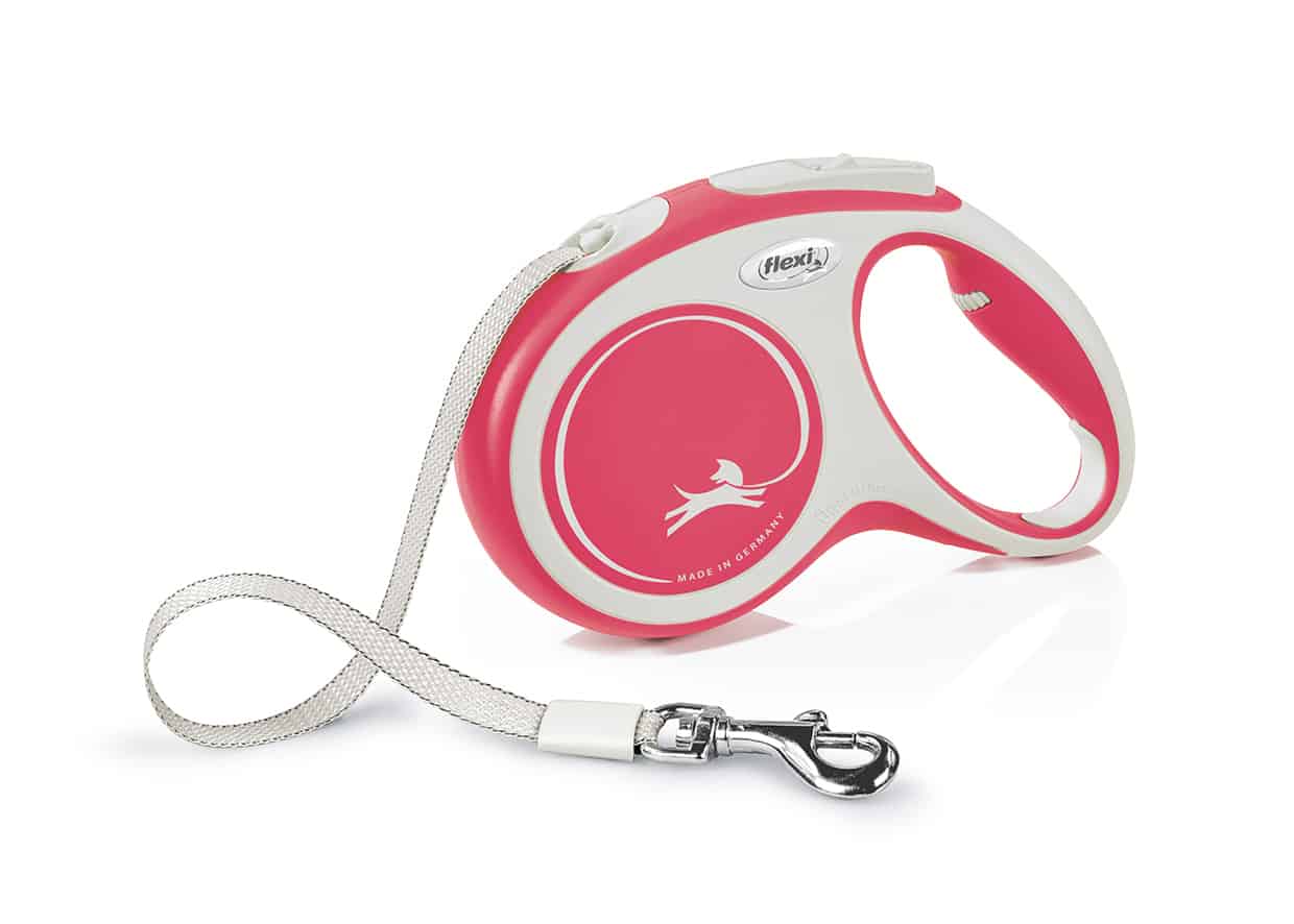 FLEXI Laisse New Comfort Sangle Rouge