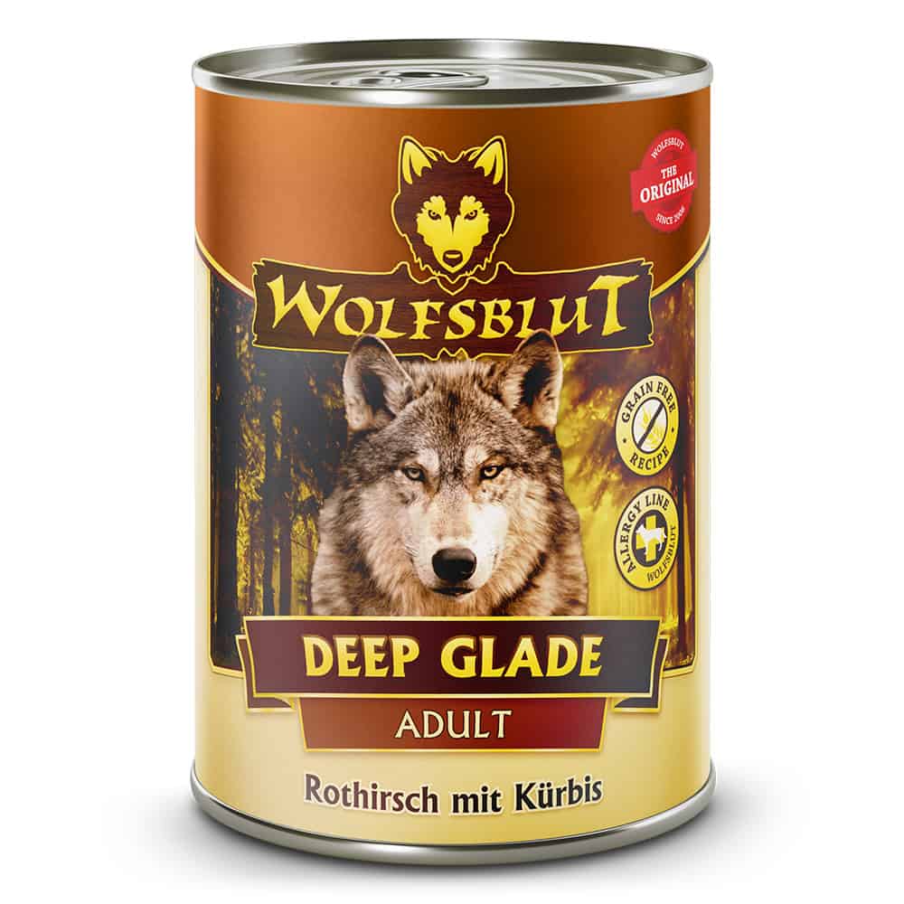 WOLFSBLUT Deep Glade - Cerf Rouge avec Potiron 395g