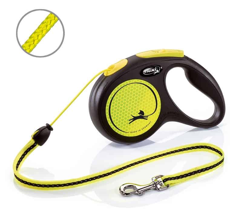 FLEXI Laisse New Neon Cordon Jaune