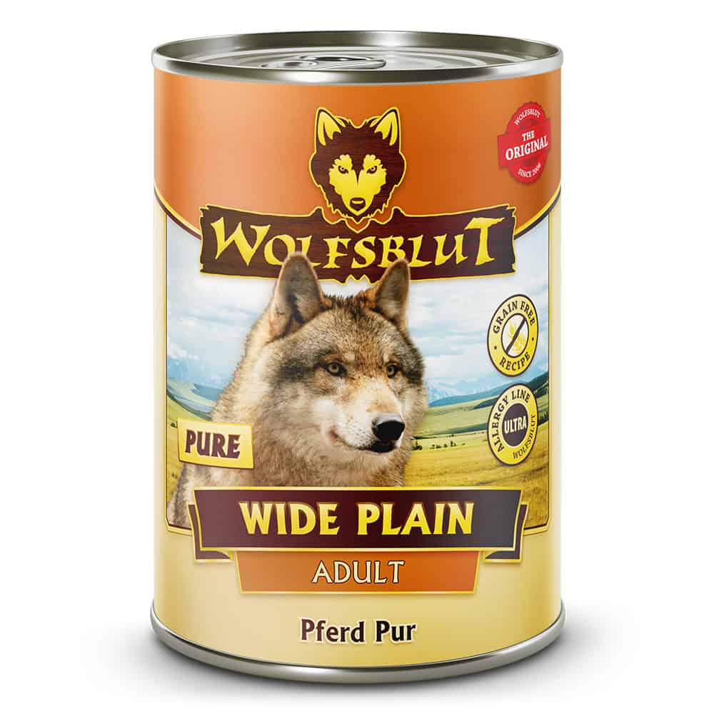 WOLFSBLUT Wide Plain Pure – Cheval 395g