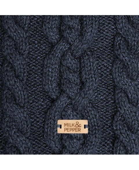 MILK & PEPPER Pull Torsade Marine