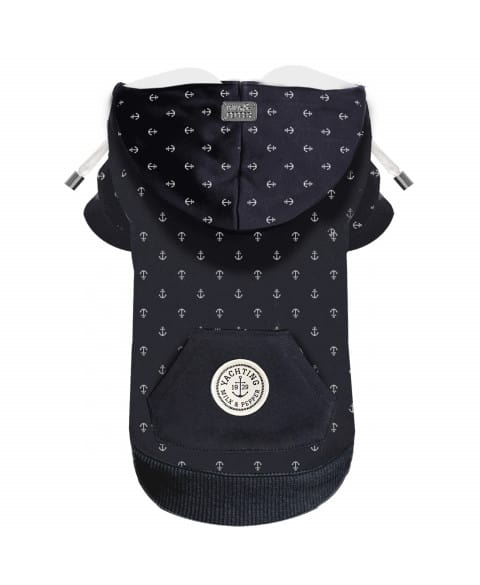 MILK & PEPPER Ewen Sweat Marine Ancre Blanche