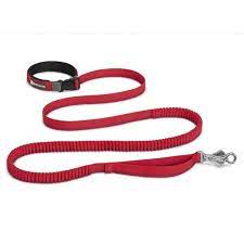 RUFFWEAR Roamer Extensible Laisse Rouge