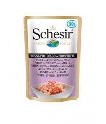 SCHESIR Thon et Poulet au Jambon 50g