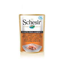 SCHESIR Thon et Poulet aux Crevettes 50g