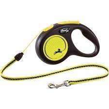 FLEXI Laisse New Neon Cordon Jaune