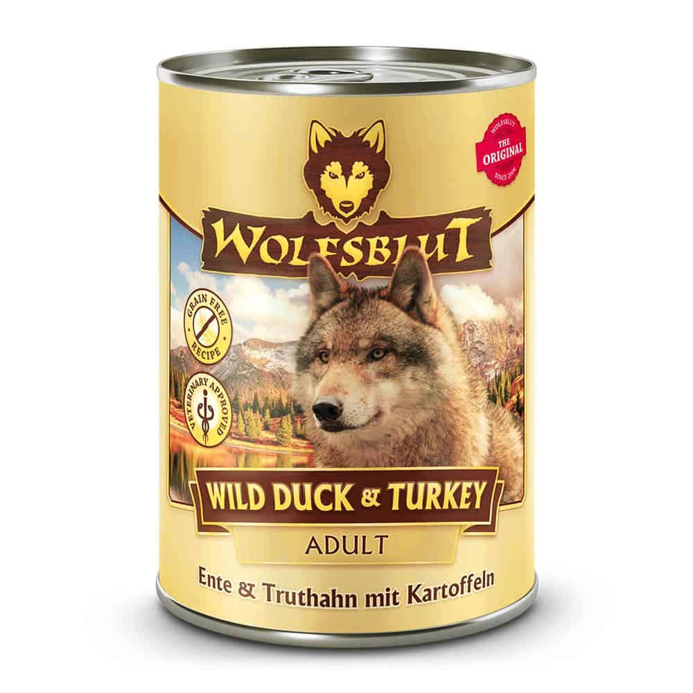 WOLFSBLUT Wild Duck & Turkey - Canard & Dinde avec Pomme de Terre