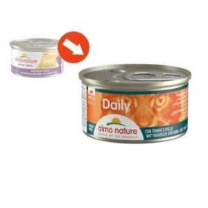 ALMO NATURE Daily Thon Poulet 85g Boîtes