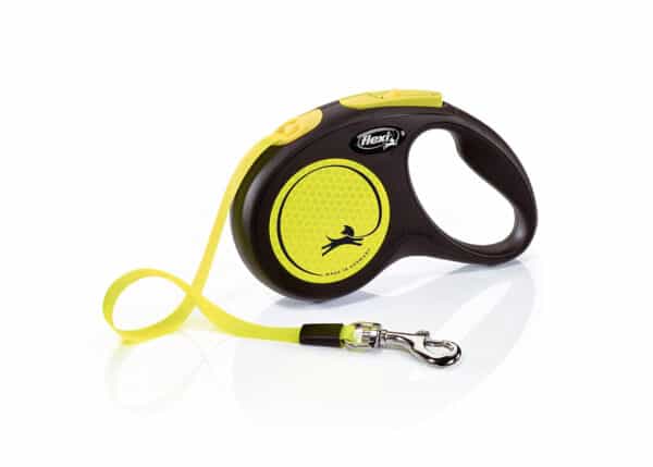 FLEXI Laisse New Neon Sangle Jaune