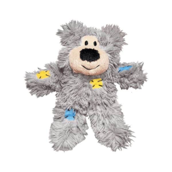 KONG Softies Patchwork Bear with Catnip