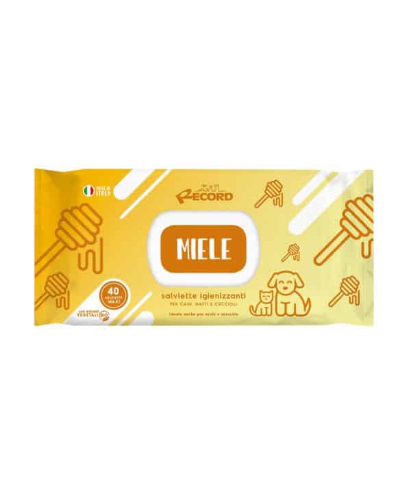 RECORD Lingettes Désinfectantes Miel