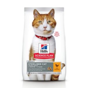 HILL'S Science Plan Croquettes pour Chat Adulte Stérilisé Poulet