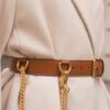 ASTRE PARIS La Rotonde – Ceinture Cuir Cognac